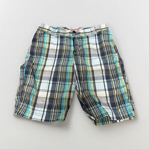 Y2K spring Khakis & Co Women’s  Multicolor Plaid Shorts Cotton Spandex